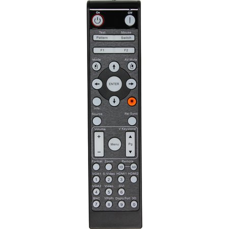 OPTOMA Remote Control W/ Laser & Mouse Function BR-3070L